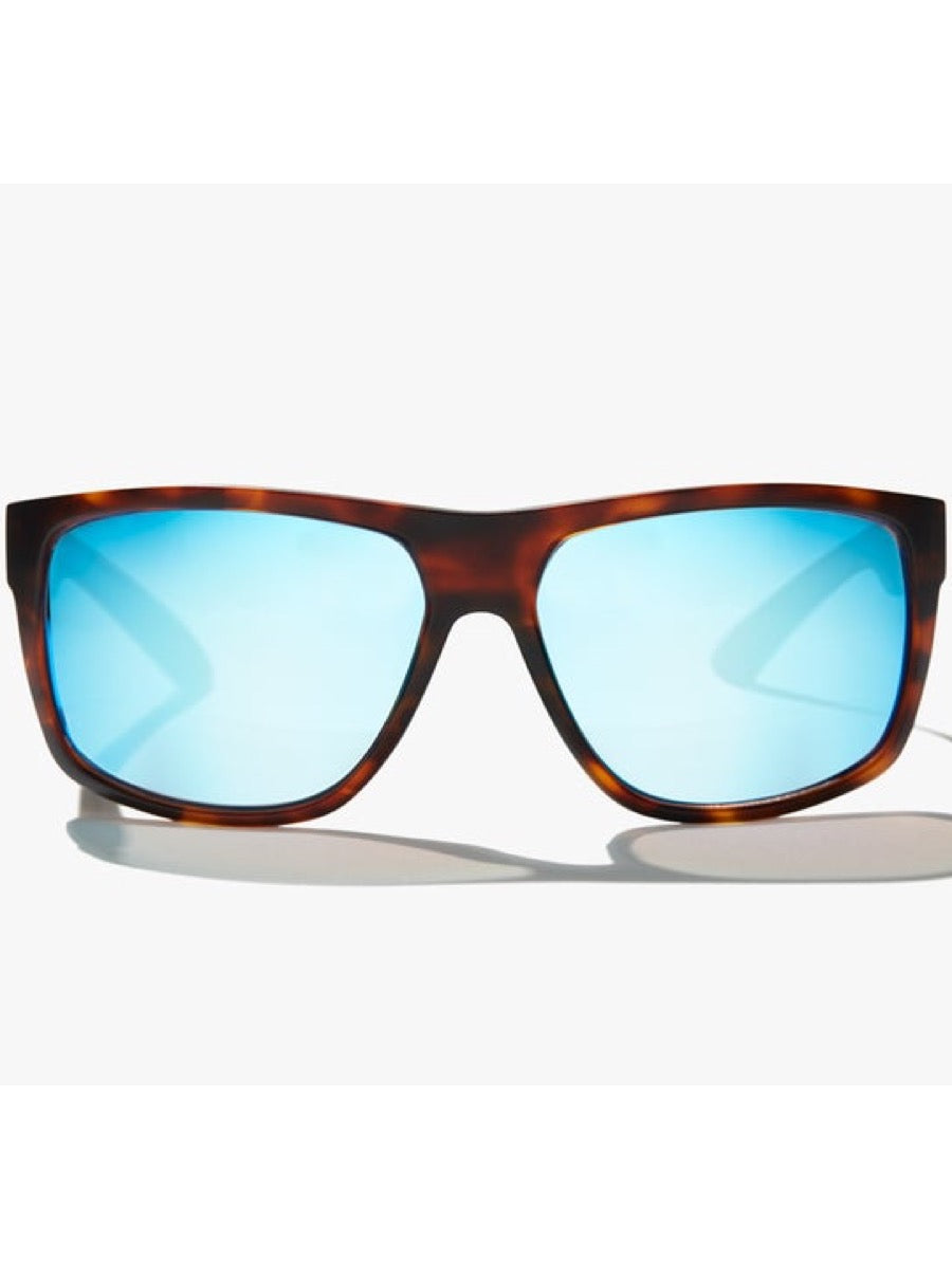Bajio Boneville Sunglasses Black Matte / Blue Glass
