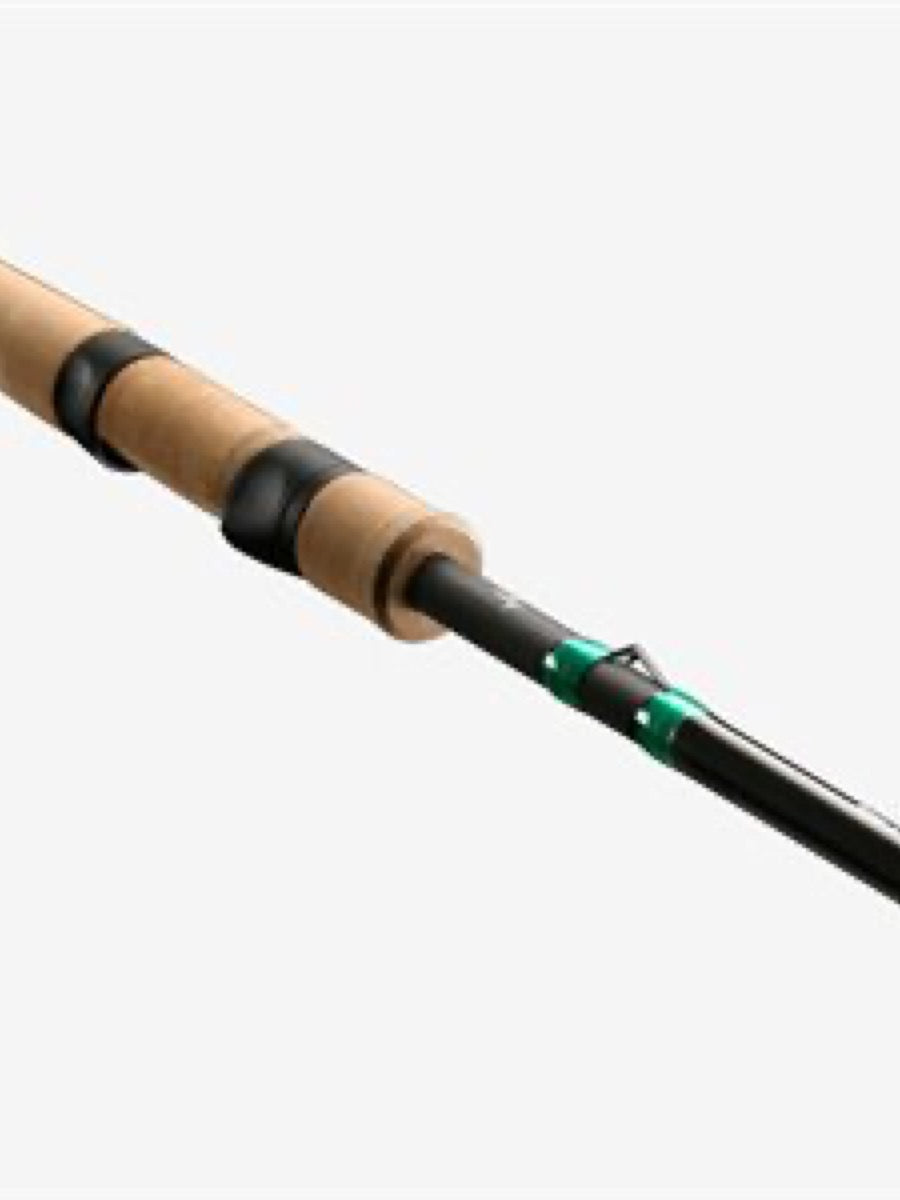 13 FISHING 7'2 Omen Green 2 Spinning Rod, Medium Light Power